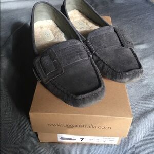 UGG Gray Suede Loafers